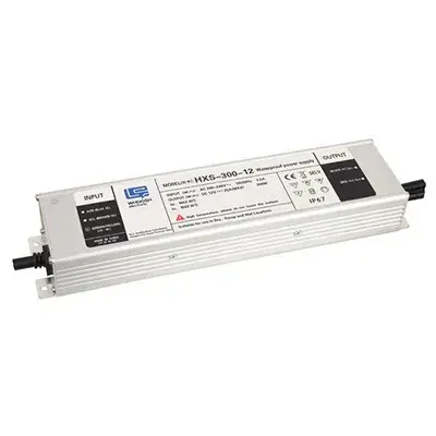 แหล่งจ่ายไฟแบบกันน้ำ IP67 dc12.5A ไดร์เวอร์ LED AC ถึง DC 300W