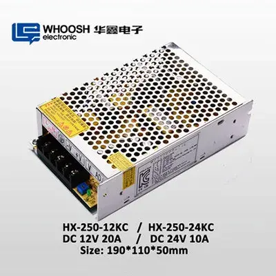 250W LED Module Power Supply DC12V  for LED Module Lighting with KC Certification