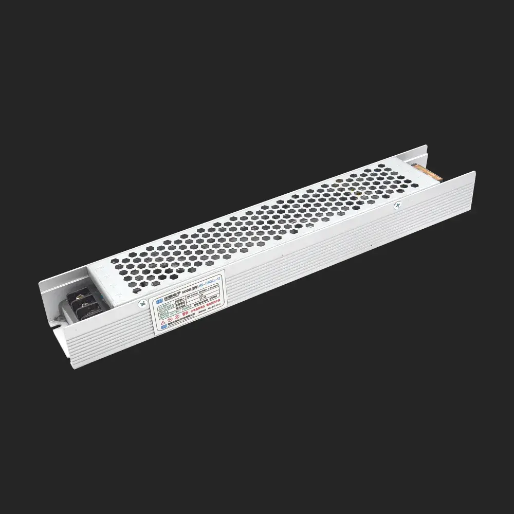 แหล่งจ่ายไฟแบบบาง 24V 150W แบบกึ่งหม้อสำหรับไฟ LED